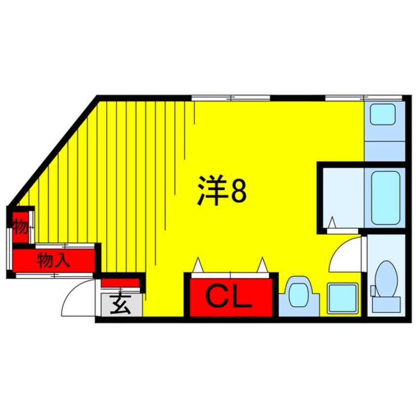 間取図 サンガーデンアサイ