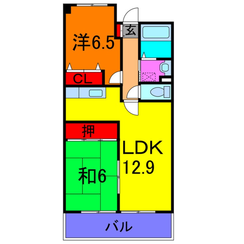 間取図 コンフォートパレス