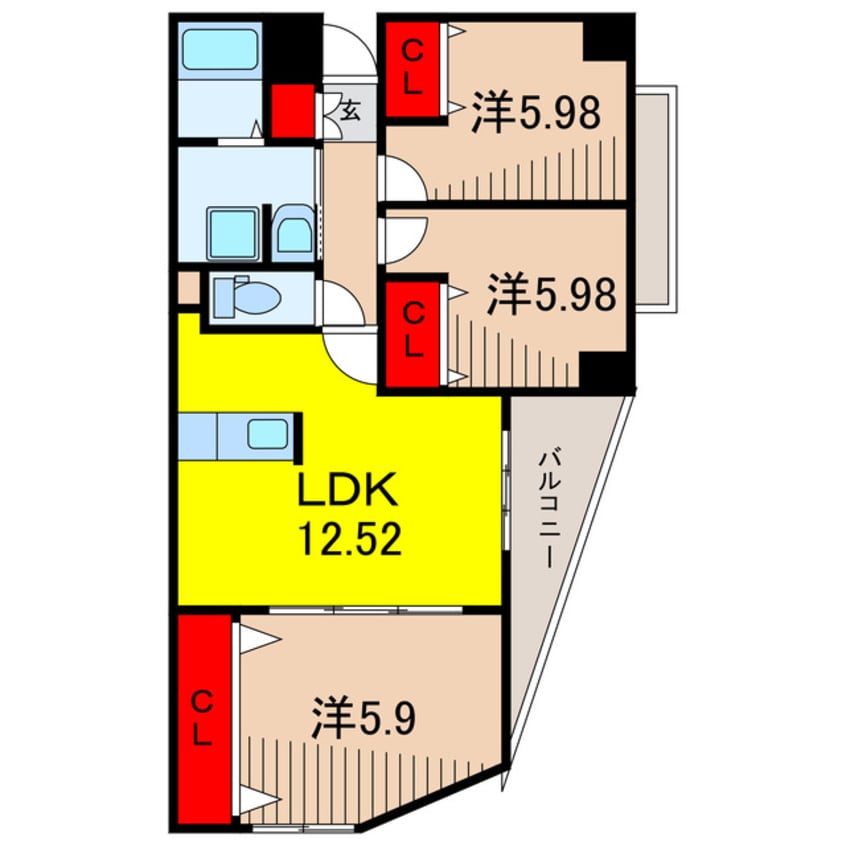 間取図 コンフォートパレス