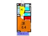 エスポワール 1Kの間取り