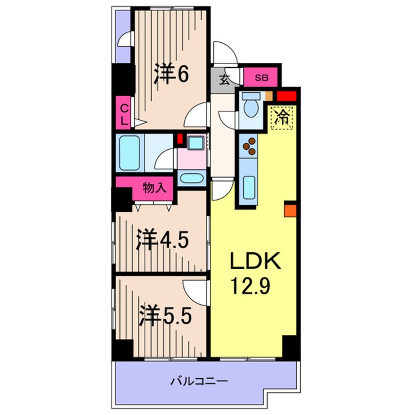 間取図 アーク金町レジデンス