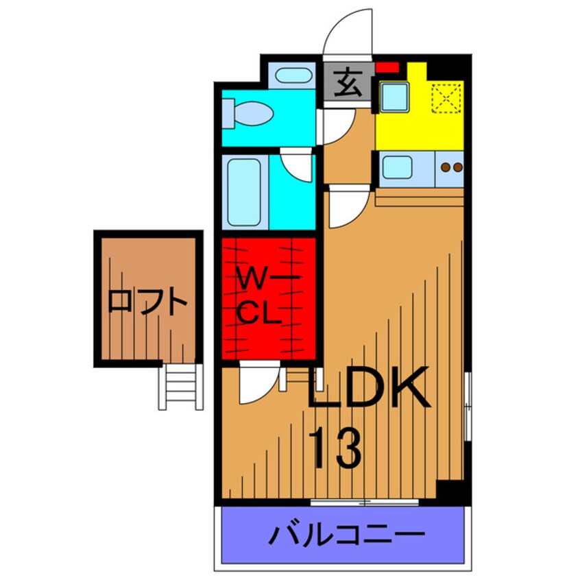 間取図 リバーサイド綾瀬