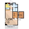 リバーサイド綾瀬 1Rの間取り