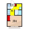 パラッツオ・グラティオーソ 1Kの間取り