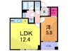 Park　AYASE 1LDKの間取り