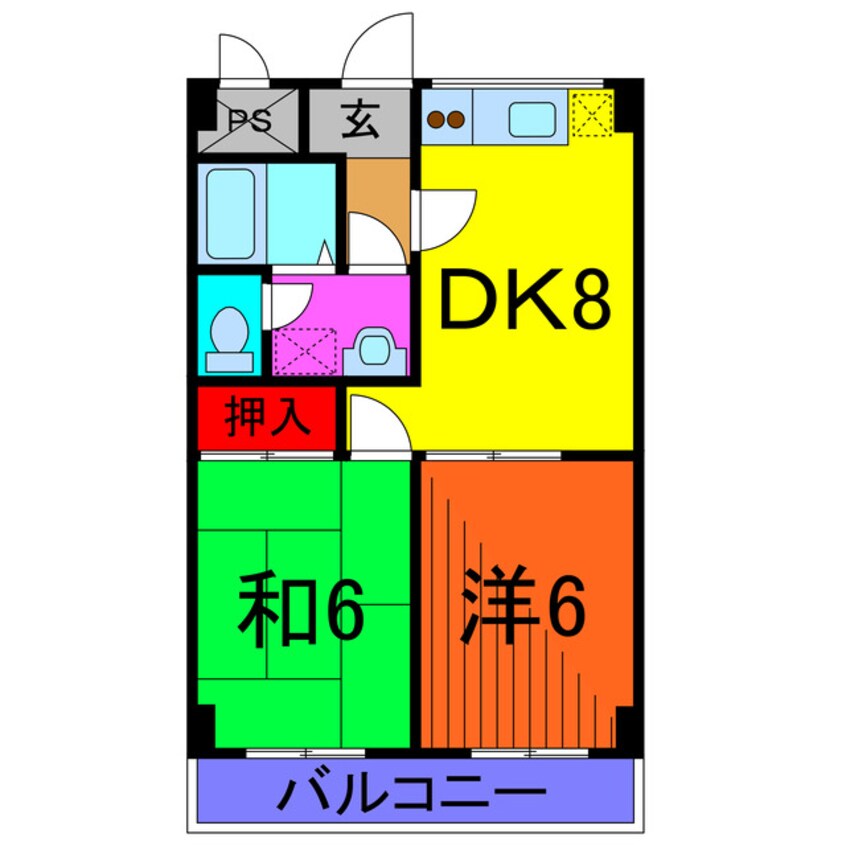 間取図 マンション江藤