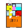 Ｃａｓａ　Ｓｕｚｕｍｕｒａ 1Kの間取り