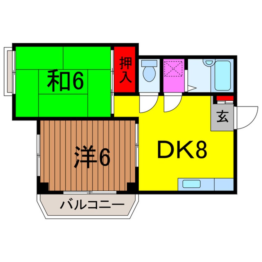 間取図 ときわハイツ