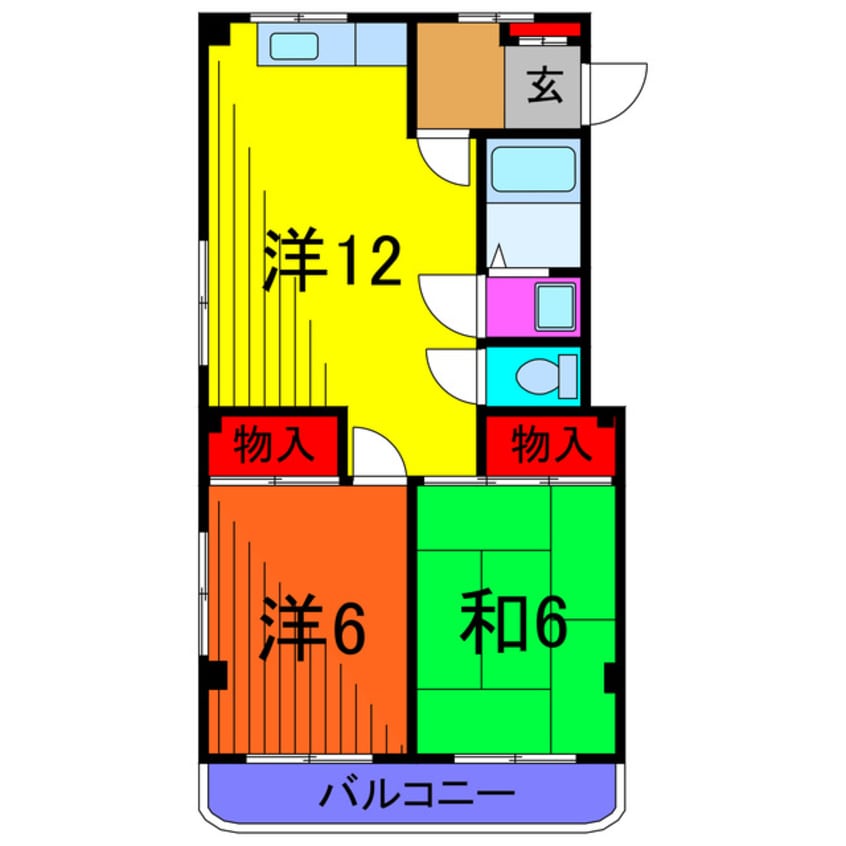 間取図 ときわハイツ