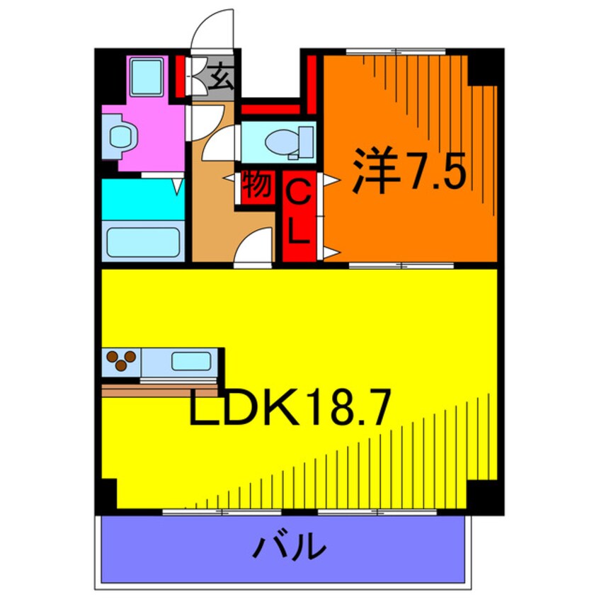 間取図 レインボーヒルズ