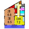 モア　ヴェレーナ 2DKの間取り