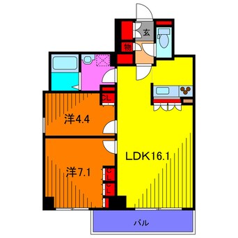 間取図 プライムアーバン亀有