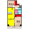 エレガンス幸田 2LDKの間取り
