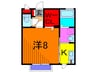 Park　Clair 1Kの間取り