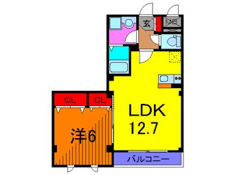 間取図 Ｒｅｓｉｄｅｎｃｅ　Ｋａｍｉｙａ