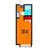 リバーサイド亀有 1Rの間取り