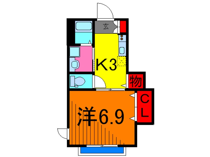 間取図 エストール