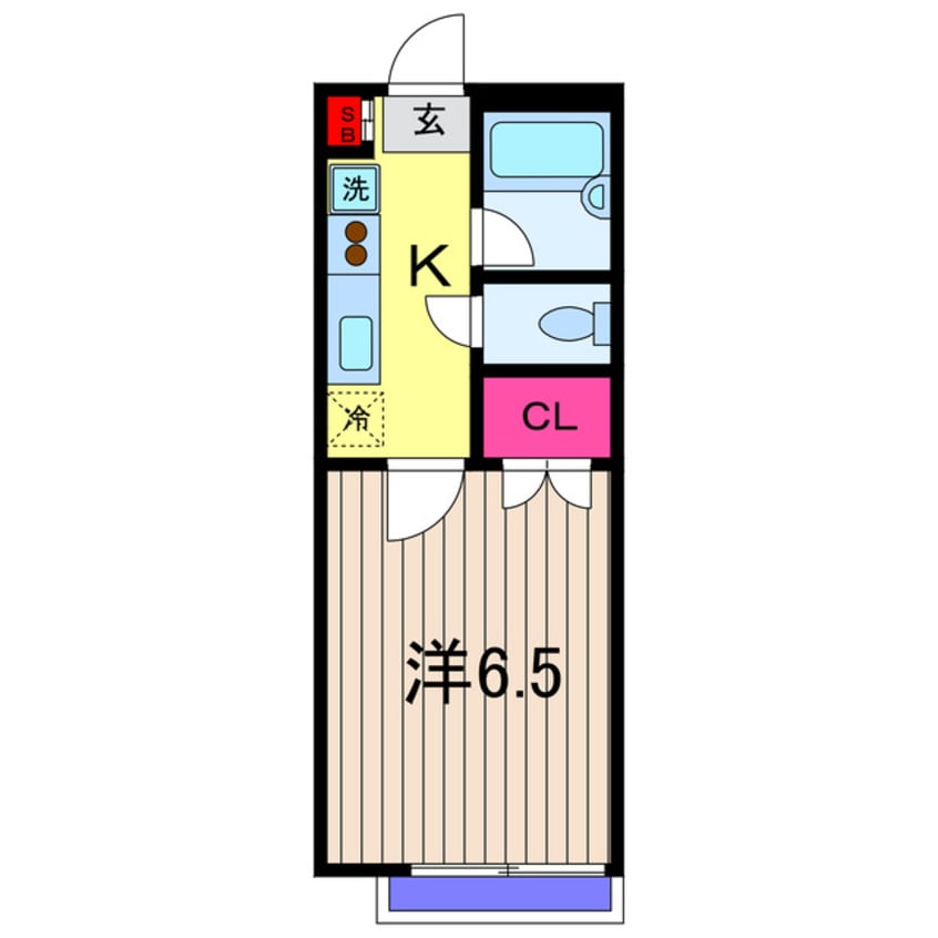 間取図 セ・パラン２１０Ｂ
