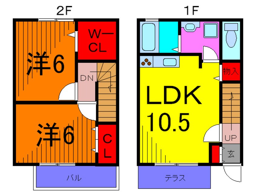 間取図 ジュ・マルティⅡ