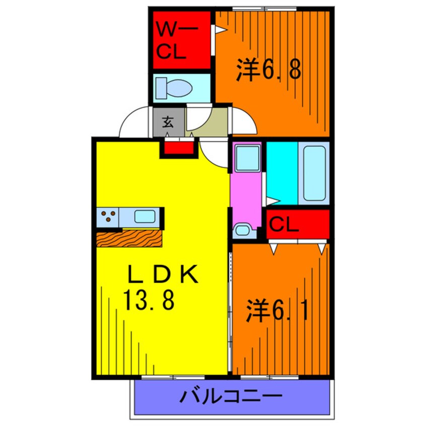 間取図 グランドソレーユ