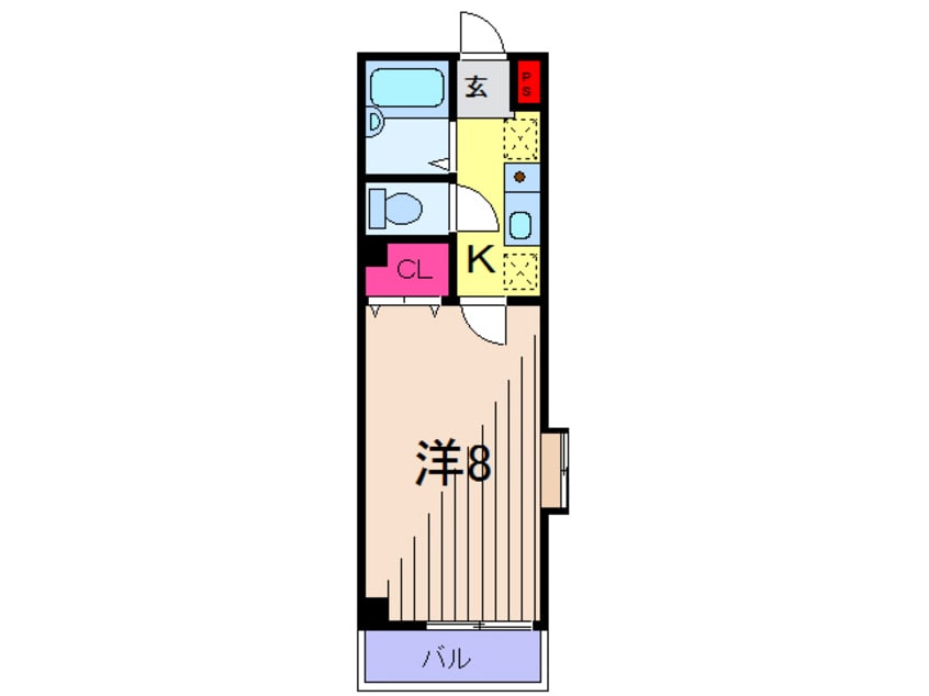 間取図 シェルクール亀有