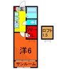 エソールTS 1Kの間取り