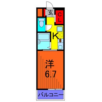 間取図 リバーサイド綾瀬Ⅱ