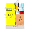 CARPE DIEM 1LDKの間取り