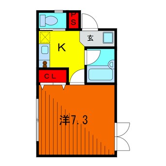 間取図 グランシャレー金町