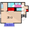 カーサ・アキ 1Rの間取り