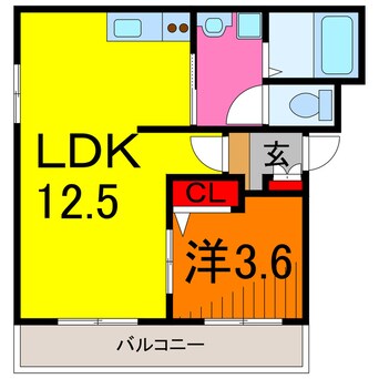 間取図 パレアージュ美咲