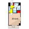 EXCEL　KEIWA 1Kの間取り