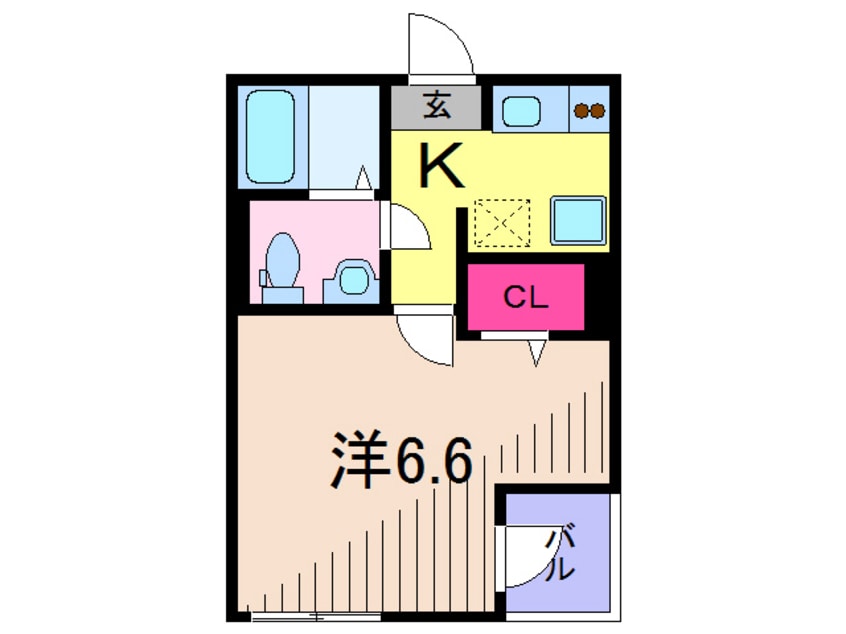 間取図 アルカディア(佐野2丁目)