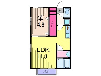 間取図 アムールひなゆり