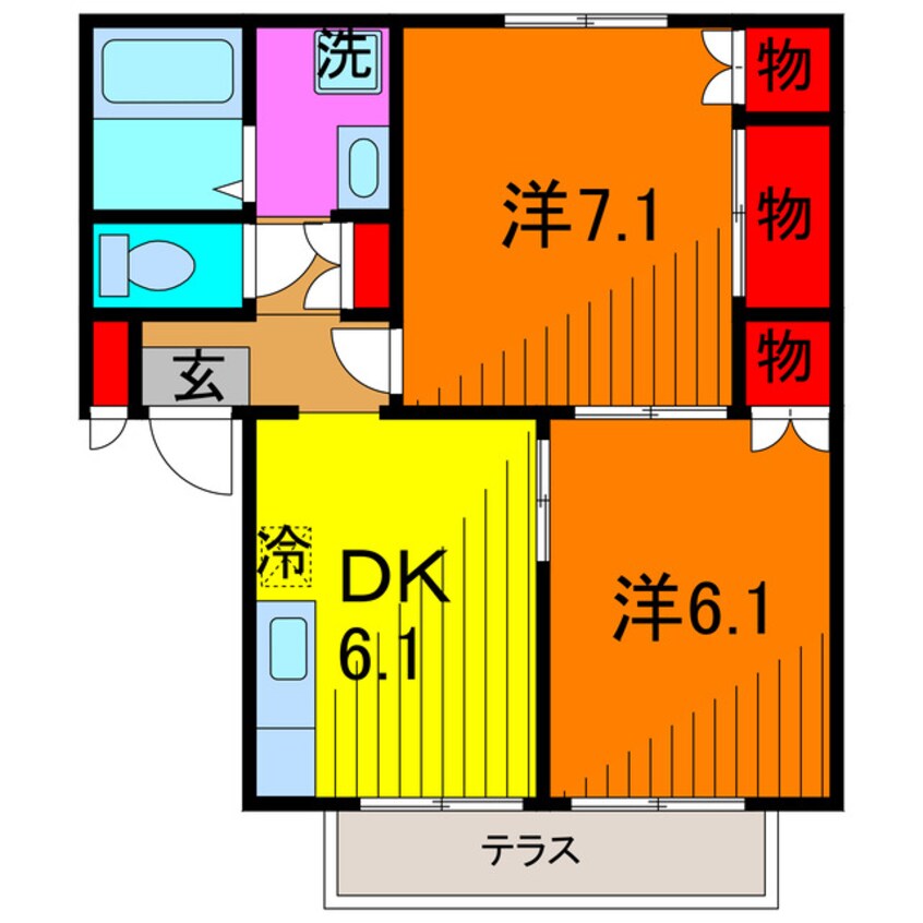 間取図 エステートピアＫ