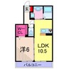PARTNER 1LDKの間取り