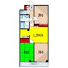 エミネンス東和 3LDKの間取り