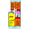 ラポール中川 3LDKの間取り