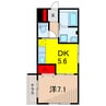 アクシオンW 1DKの間取り