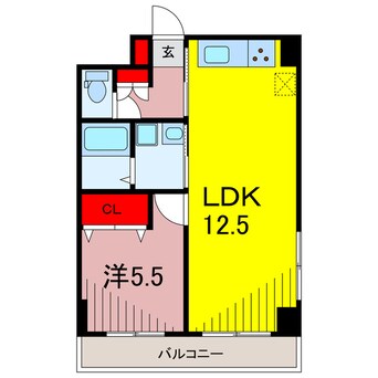 間取図 ロイヤルパレス綾瀬