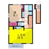 ニュータウンⅢ 1LDKの間取り