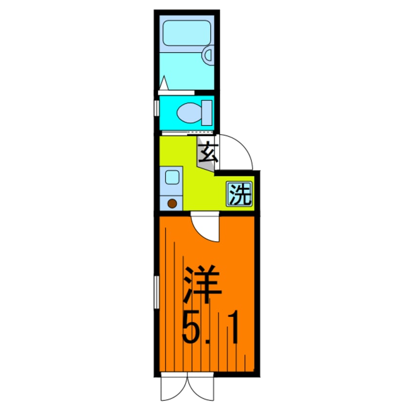 間取図 メゾンさくら亀有