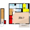 Maison Verte　A 1Kの間取り