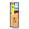 マスターピース 1Kの間取り