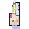 アムール 1Kの間取り