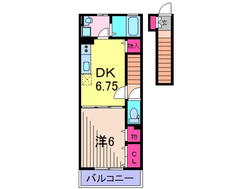 間取図 レガロ南水元