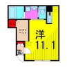パオメゾン新宿 1Rの間取り