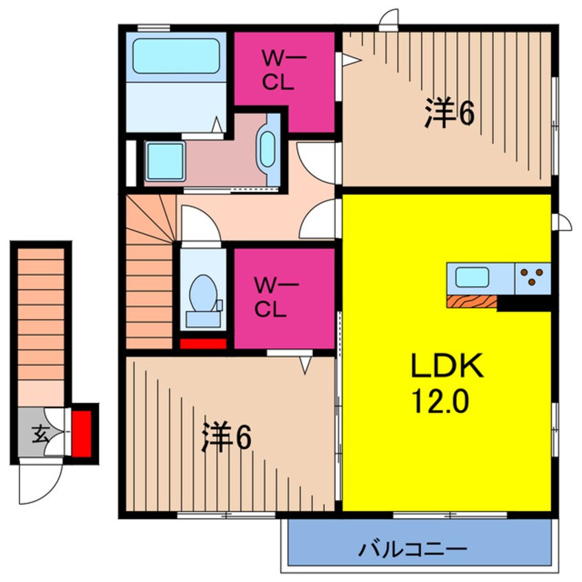 間取図 ルーヴ