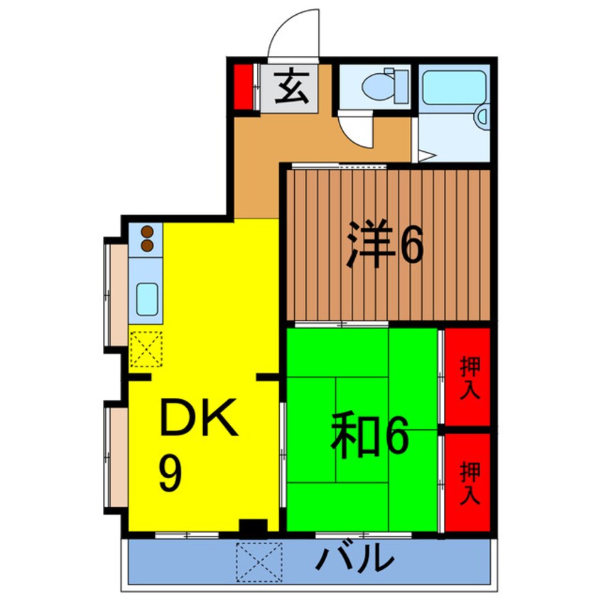 間取図 ノーリーズン青砥Ⅰ