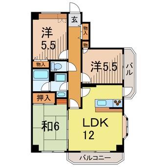 間取図 アークステージ北綾瀬